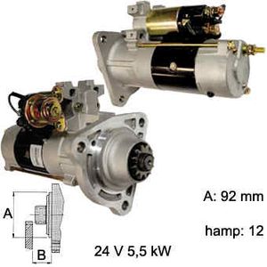 Стартер 24v/5,5kw, M9T64171, DRS0539, 0001261049 , ДОП. РЕЛЕ 011813 Blueline