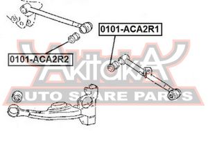 Сайлентблок задней верхней поперечной тяги 0101aca2r1 Akitaka