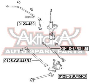 Тяга задняя поперечная для Toyota Venza 2009-2017 0125GSU45R1 Akitaka