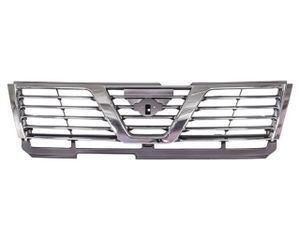 Решетка радиатора NISSAN PATROL/SAFARI 97-01 черная с хромом stdt73093a0 Sat