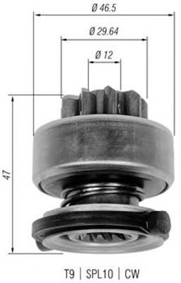 Бендикс для Lancia Lybra 1999-2006 940113020335 Magneti Marelli