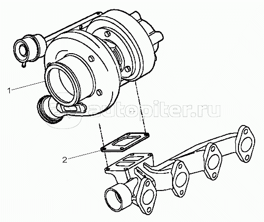 Turbocharger - From Serial Number 551510031