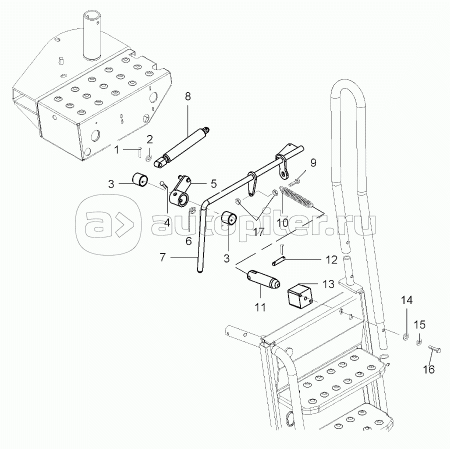 Ladder Footboard From Serial Number 563010044 /Autolevel 5634100