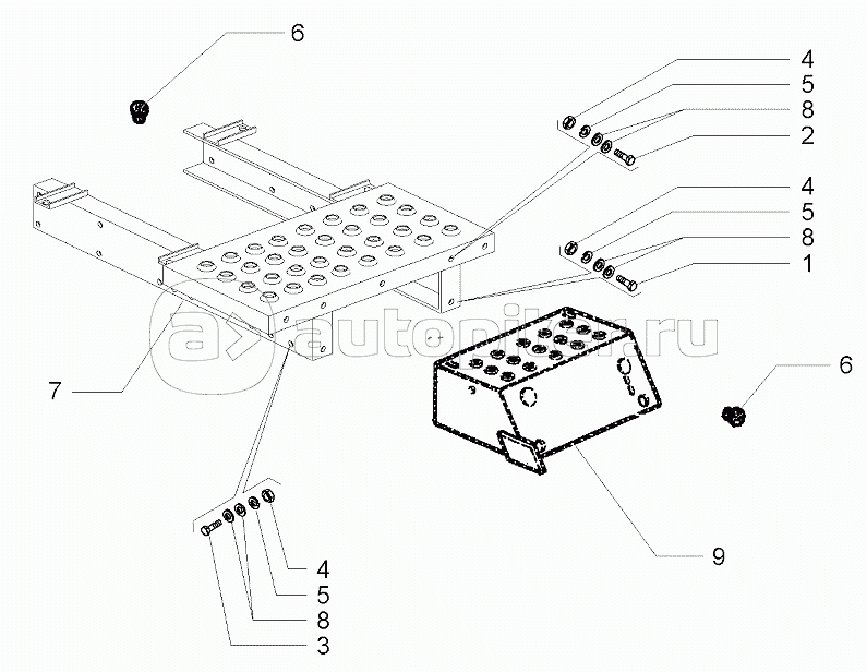 Ladder Footboard Up To 563010043 /Autolevel 563410022