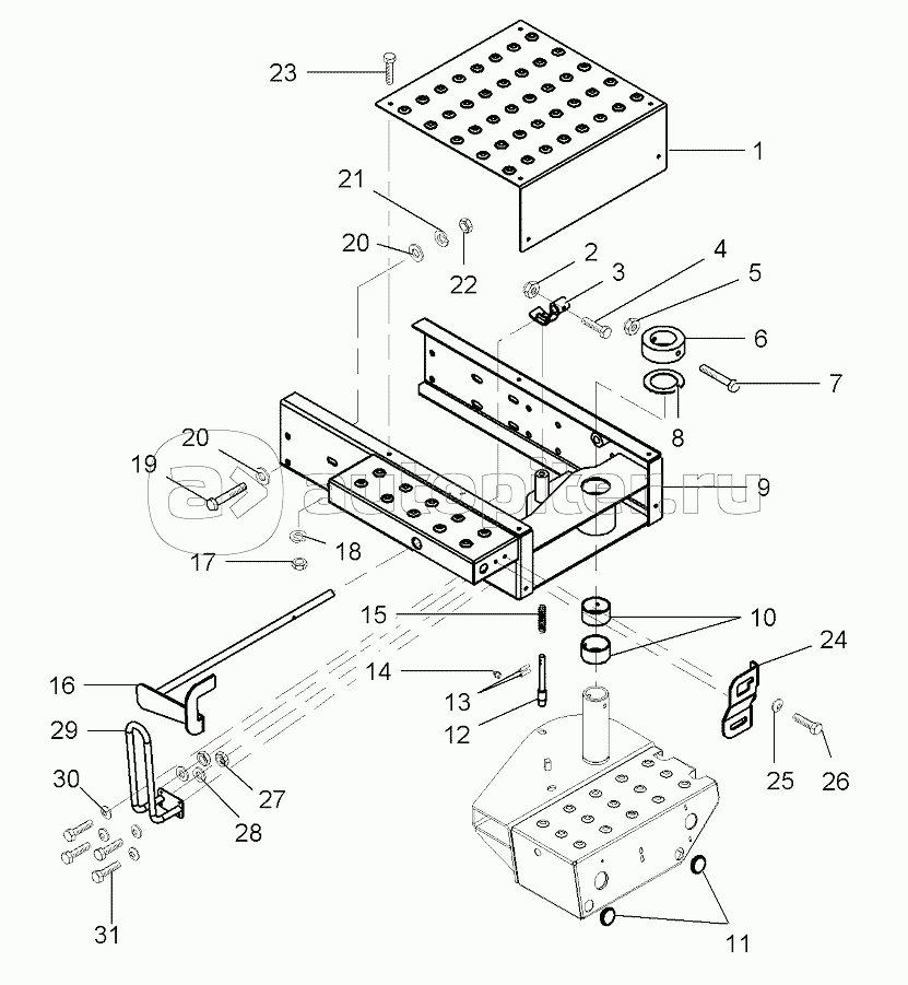 Ladder Footboard From Serial Number 563010044 /Autolevel 5634100
