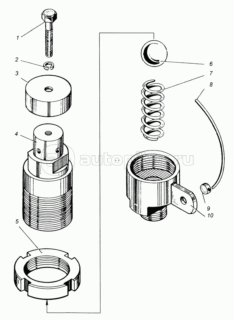 Клапан предохранительный воздушный РЖТ 84.00.000