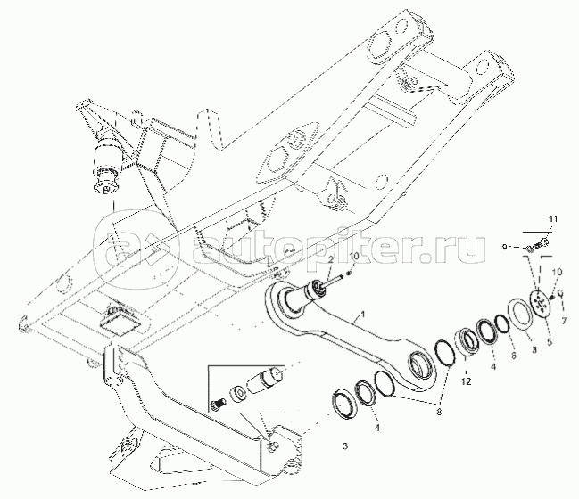 Установка поперечной штанги передней подвески