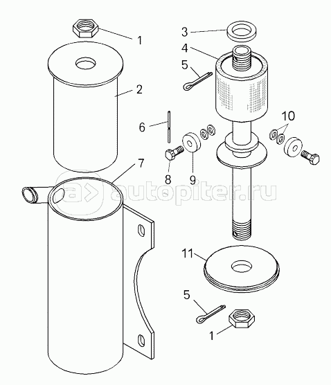 Фильтр (75132-2405070, 75132-2405071);Filter