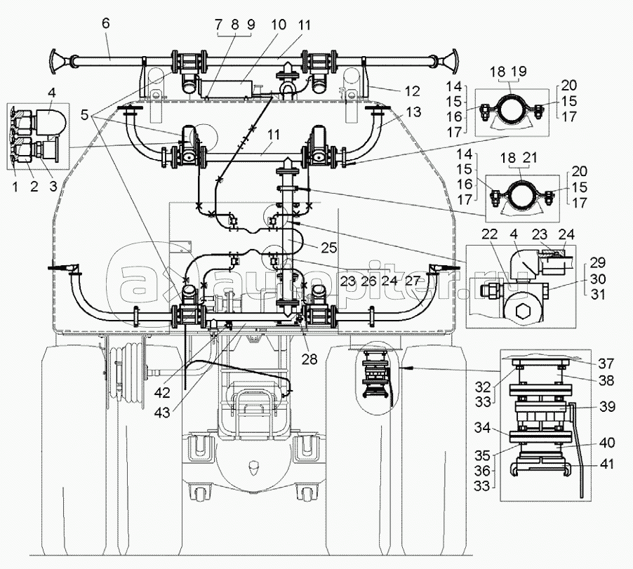 Установка трубопроводов поливооросительной системы.