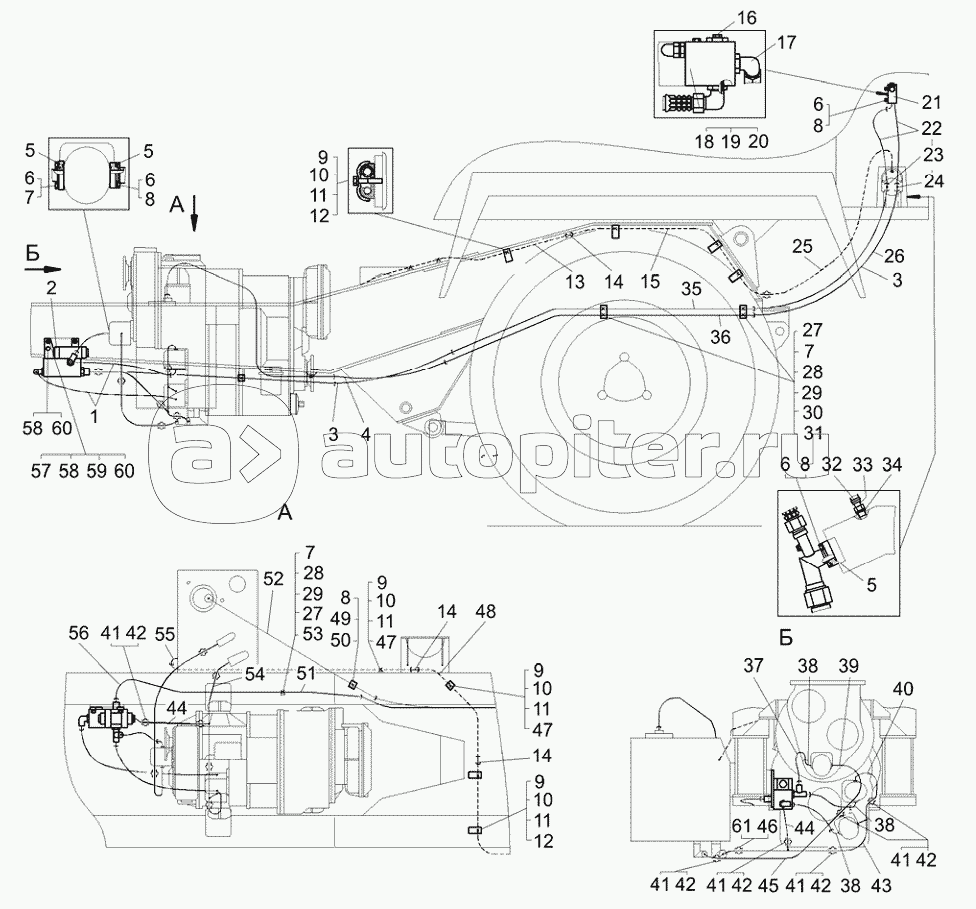 Установка трубопроводов привода центробежного насоса