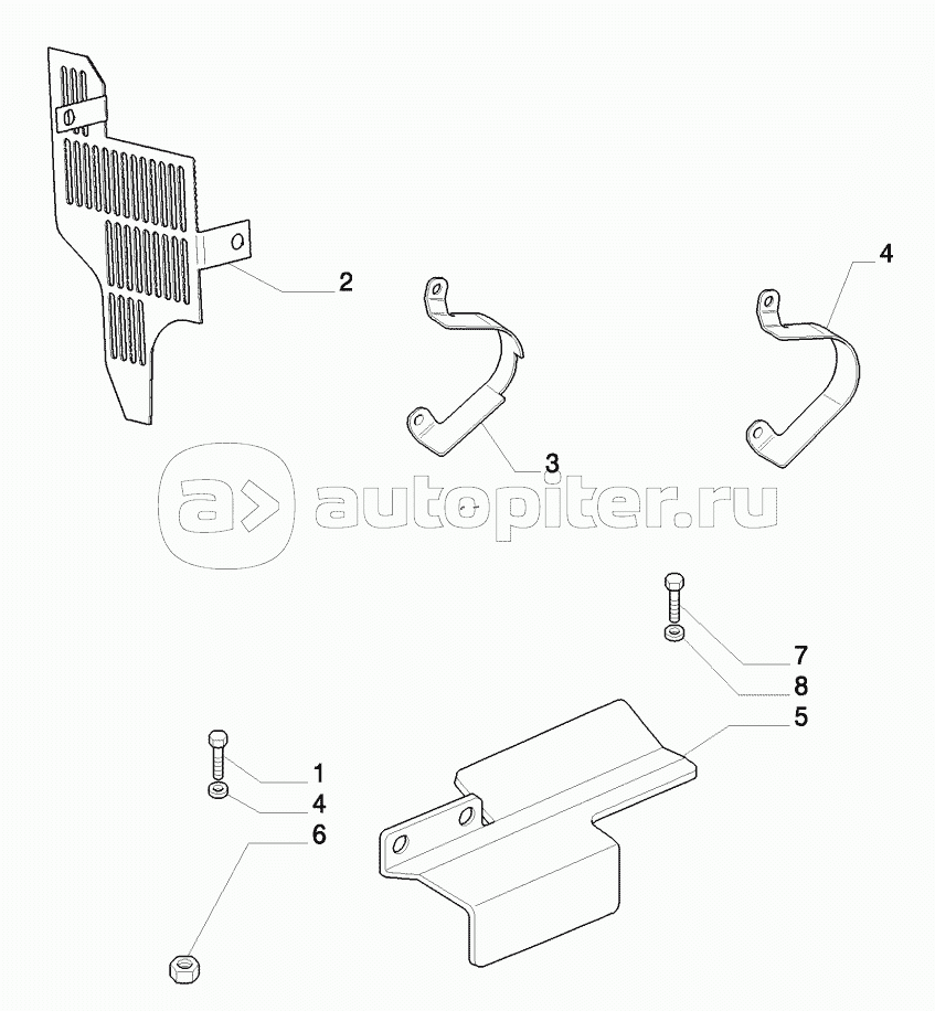AIRBRAKE GUARDS FOR FRONT SUSPENSION AXLES