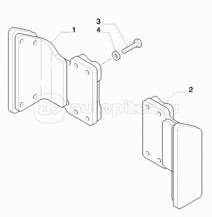 SIDE FRAMES W/QUICK MULTI COUPLERS FOR NA - BRAKETS