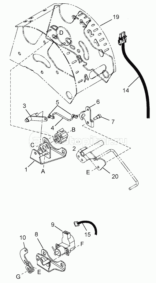 ADAPTER AUTO HEADER HEIGHT: SENSORS, LINKAGE, AND HARNESSES