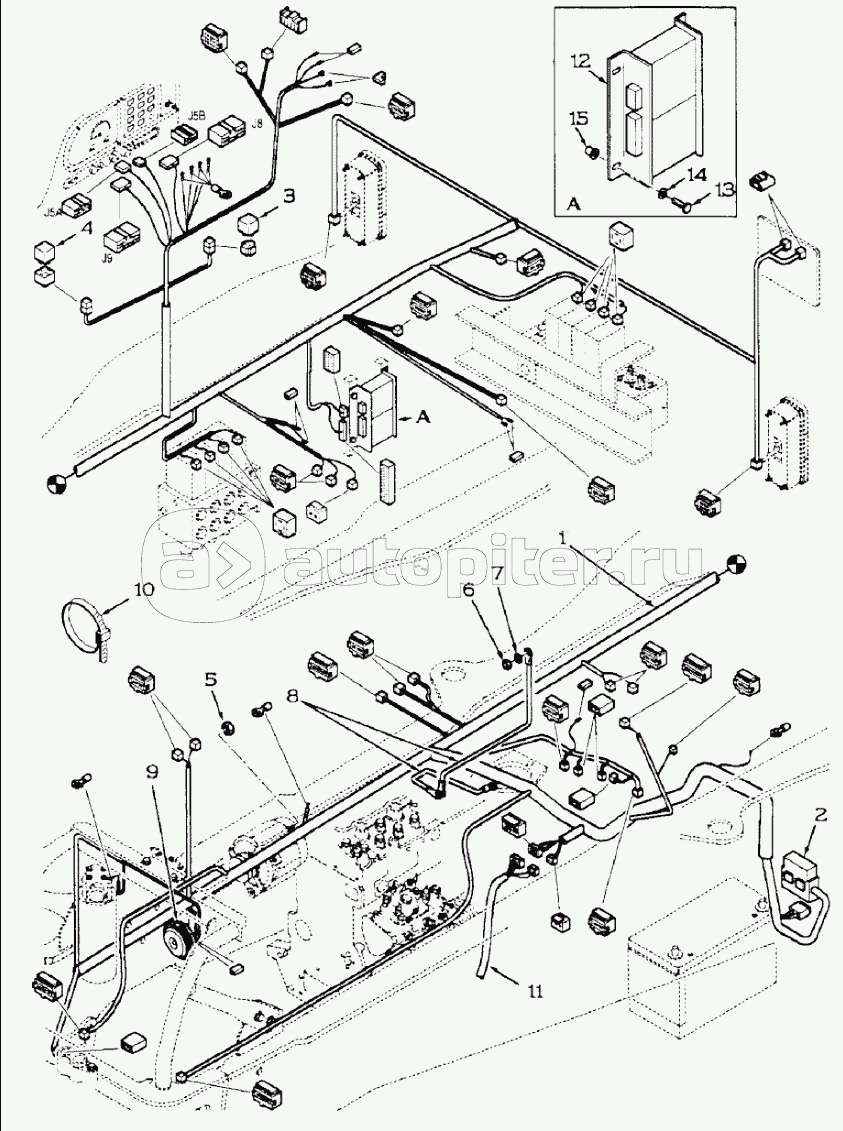 ELECTRICAL CIRCUIT, CHASSIS, 595LSP DBK0010001-