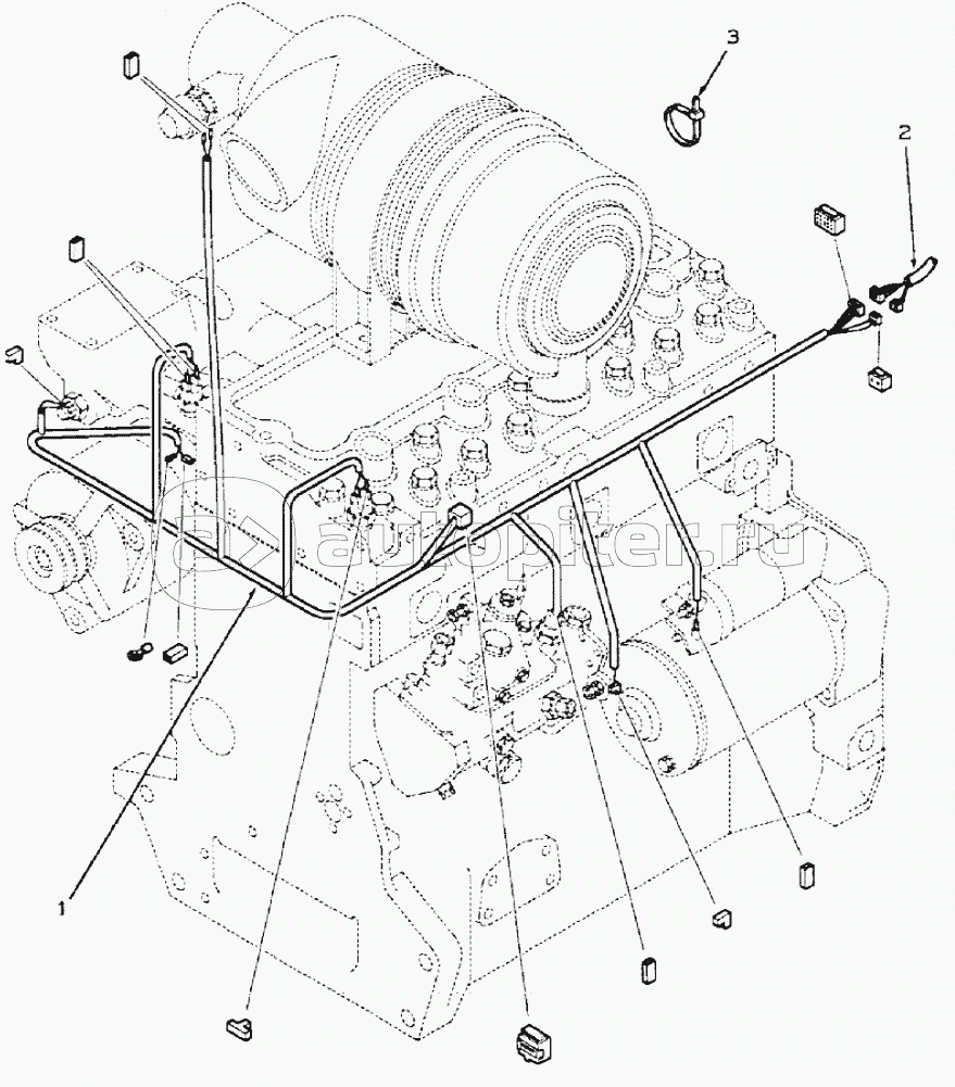 ELECTRICAL CIRCUIT, ENGINE, 595SLE DBK0009001- 595LSP DBK0010001-