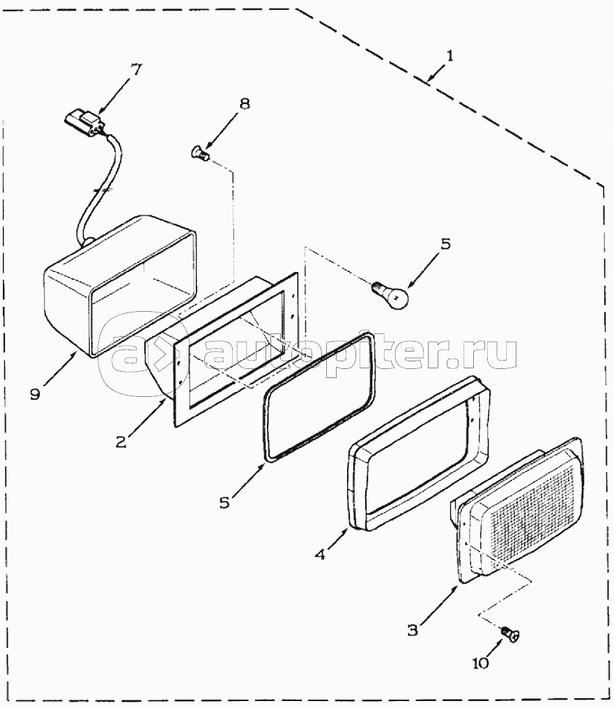 LAMP, WORK, FRONT, 595SLE DBK0009001- 595LSP DBK0010001-