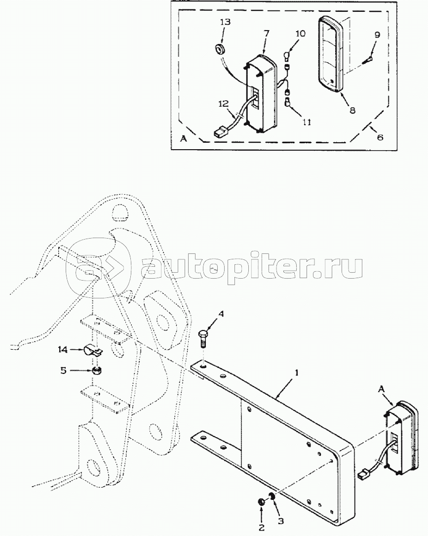 REAR LIGHTS, 595SLE DBK0009001- 595LSP DBK0010001-, AXIAL VERSION