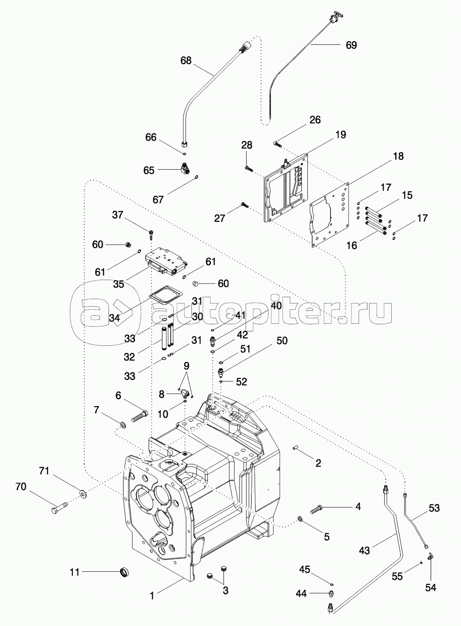 SPEED TRANSMISSION - HOUSING, TRANSMISSION BSN AJB0355338