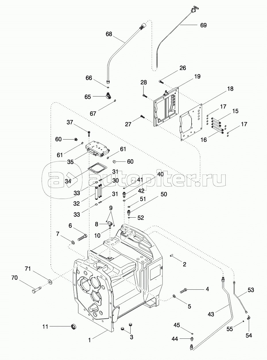 SPEED TRANSMISSION - HOUSING, TRANSMISSION SN BTW AJB0355338 & AJB0355923