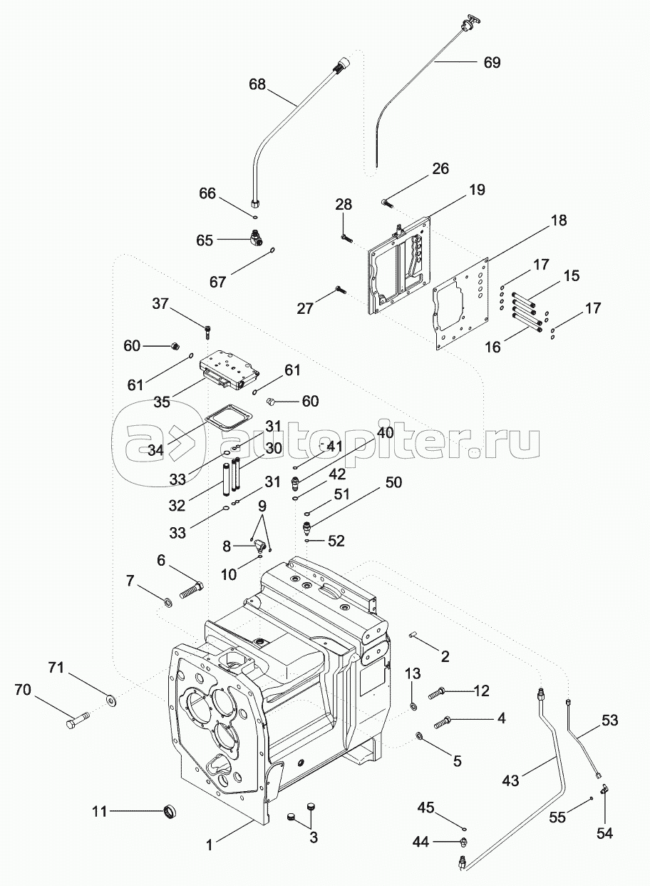SPEED TRANSMISSION - HOUSING, TRANSMISSION ASN AJB0355923