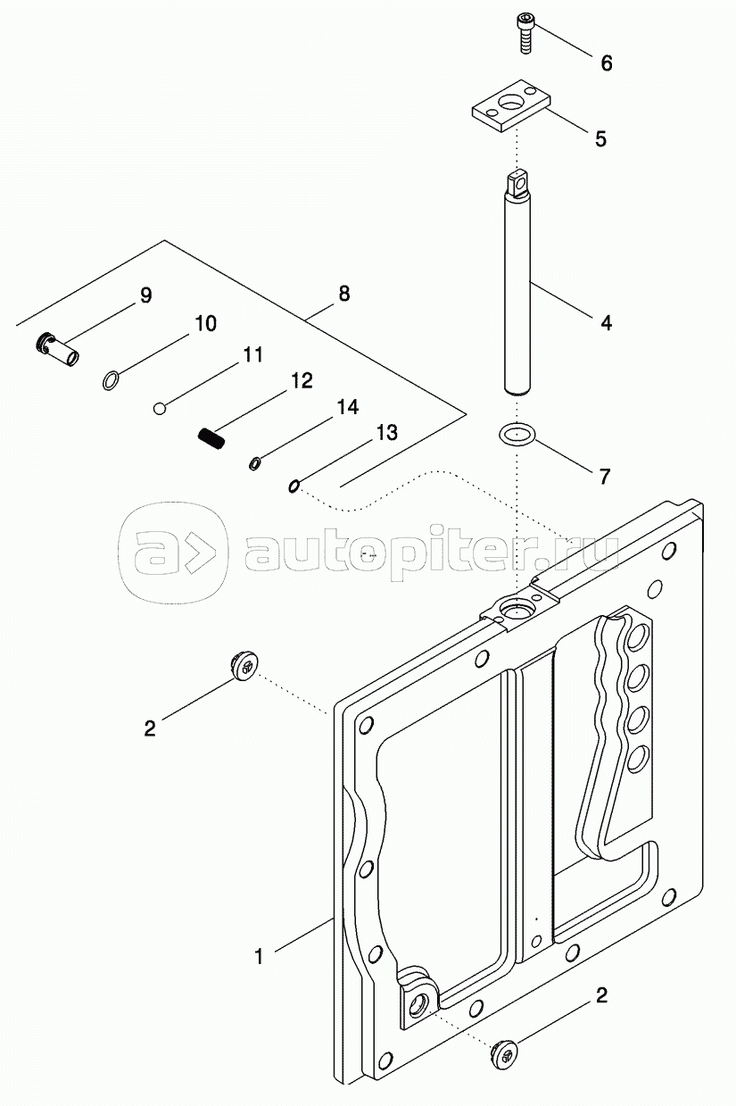 PLATE ASSEMBLY - VALVE MOUNTING, LEFT HAND SIDE