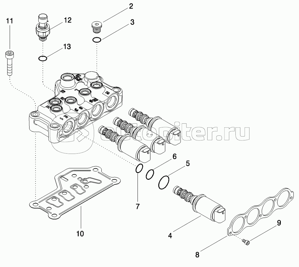 VALVE ASSEMBLY - TRANSMISSION CONTROL (450729A2)
