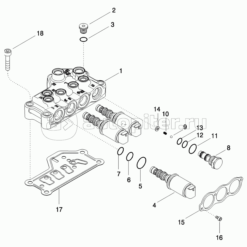 VALVE ASSEMBLY - TRANSMISSION CONTROL (450726A2)