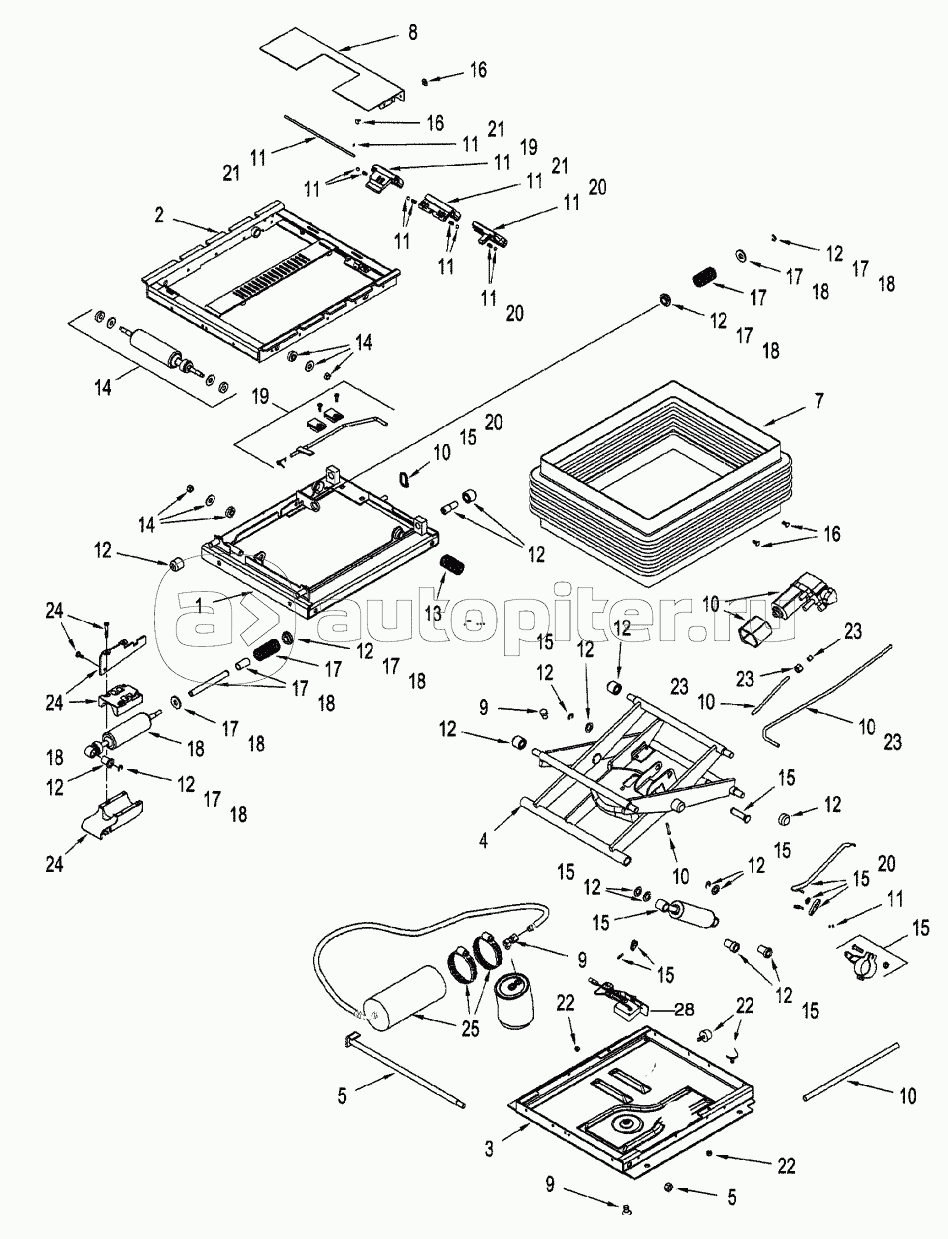 POSITIVE RESPONSE SUSPENSION ASSEMBLY - SEAT