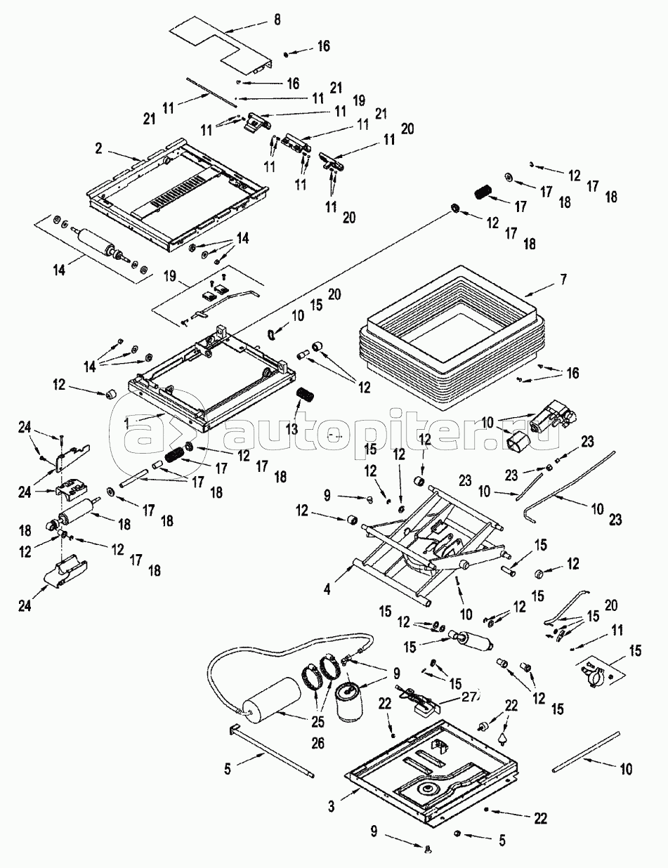 POSITIVE RESPONSE SUSPENSION ASSEMBLY - SEAT