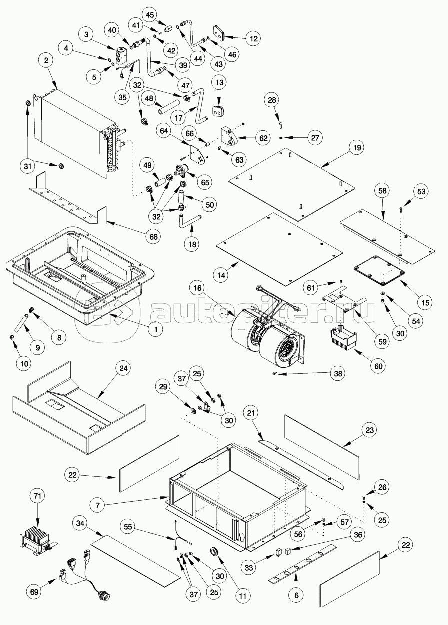 AIR CONDITIONING - CLIMATE CONTROL UNIT, WITH AUTO TEMP CONTROL