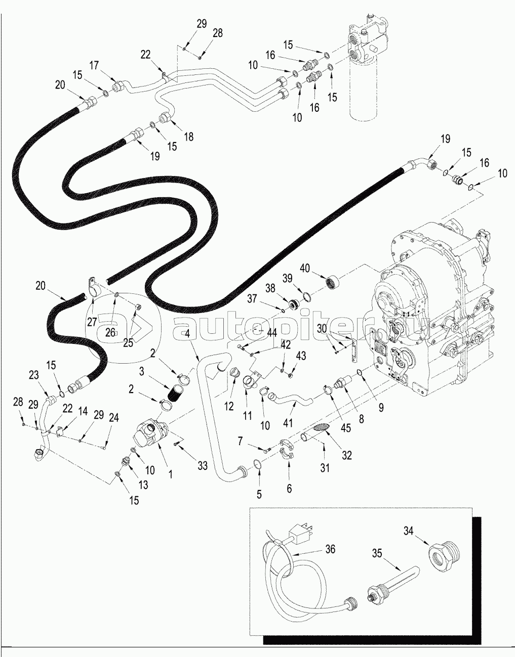 TRANSMISSION - LUBRICATION, WITH MANUAL SHIFT TRANSMISSION