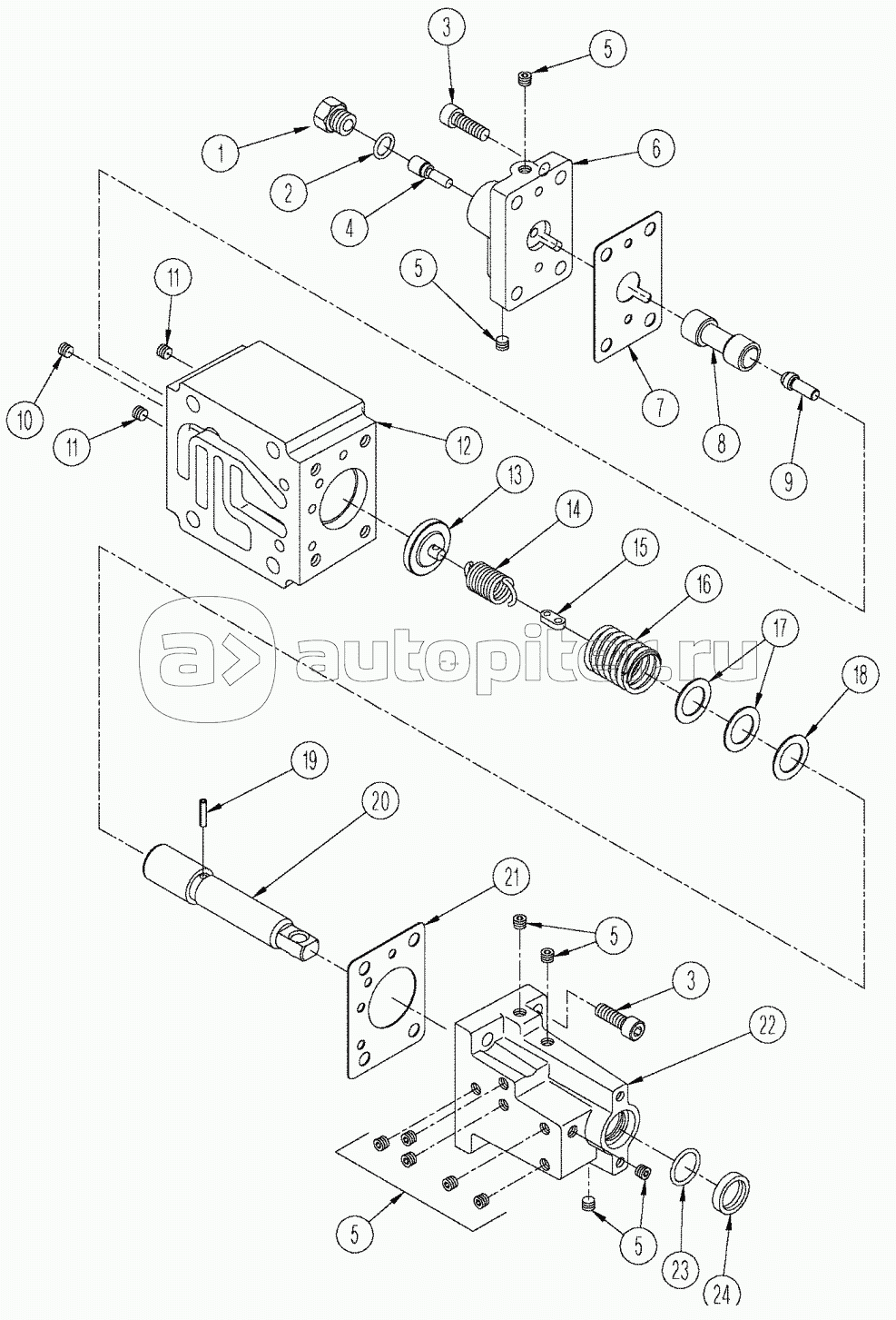 MANUAL SHIFT TRANSMISSION - CONTROL VALVE ASSEMBLY