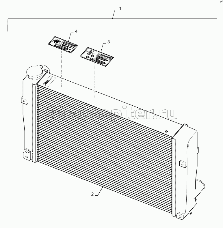 DIA, KIT COOLER, AIR CHARGE, LOW FIN DENSITY