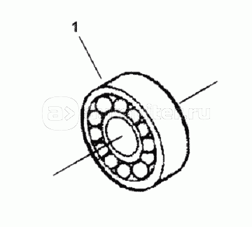 Подшипник передней опоры первичного вала коробки передач