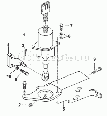 Установка электромагнитного клапана педали акселератора