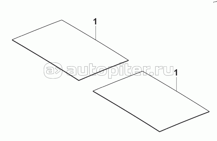 5711B-C6200 TOP COVER VIBRATION DAMPING PAD SET