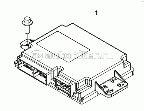 3600C-C6200 BODY NETWORK DOOR ELECTRONIC CONTROL UNIT GROUP - DRIVER SIDE, HANGING BODY