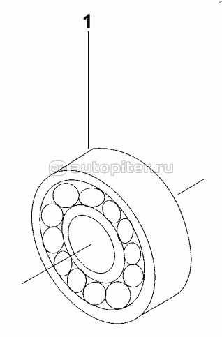 T31R-EN-15 First Front Bearing Of The Transmission