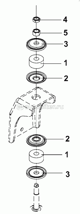 T31R-SP-20 Vibration Damper Upper Pin And Fixing Parts
