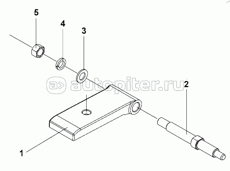 T31R-SP-21 Vibriation Damper Lower Pin And Lower Support Group