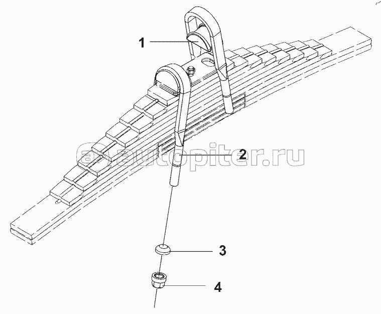 T31R-SP-27 Balance Suspension Connection Cover, Bolt