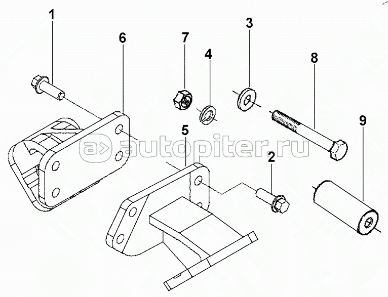 T31R-EN-23 Engine Front Mounting Bracket Group