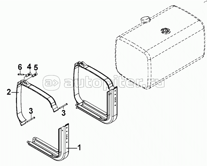 T31R-ES-04 Fitting Parts Group Of Fuel Tank