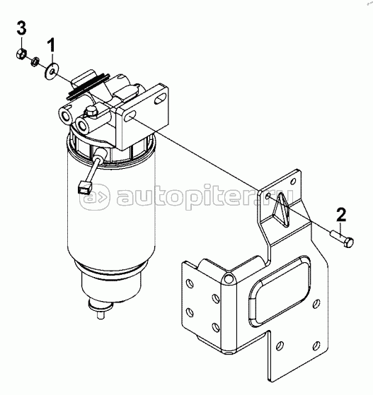 T31R-ES-09 Fitting Parts Group Of Primary Fuel Filter Group