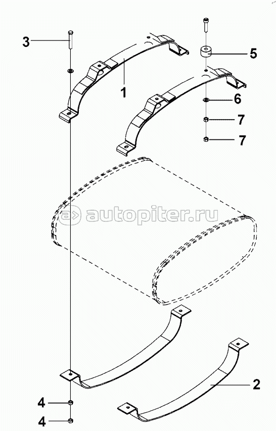 T31R-ES-20 Fitting Parts Group Of Muffler