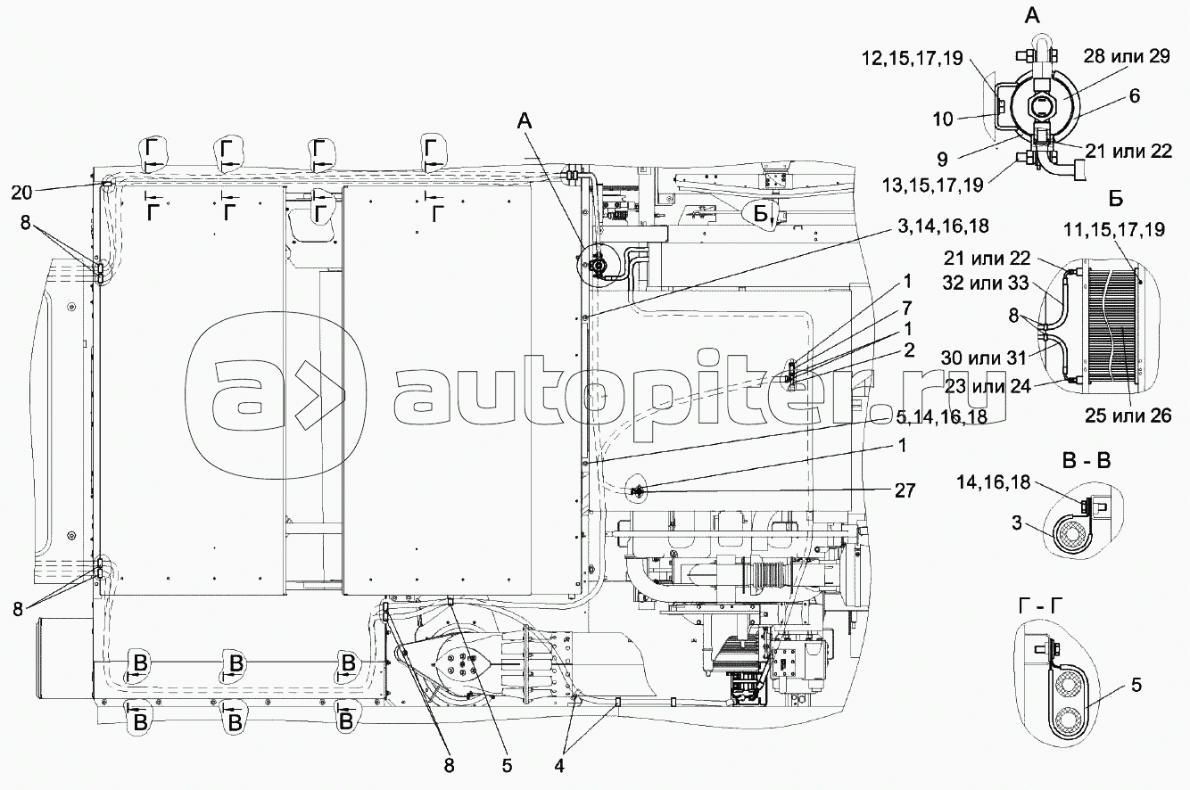 Установки компрессора КЗК-12-0113030-01, КЗК-12-0113030-02 (лист 1)