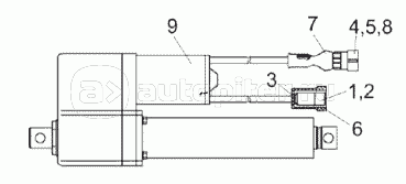 Электромеханизм подбарабанья КЗК-1420-0701070