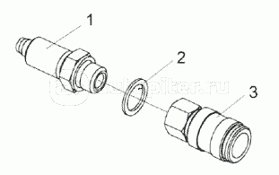 Пневмовывод КЗК-16-1-0800110 и КНС-6028-0180110