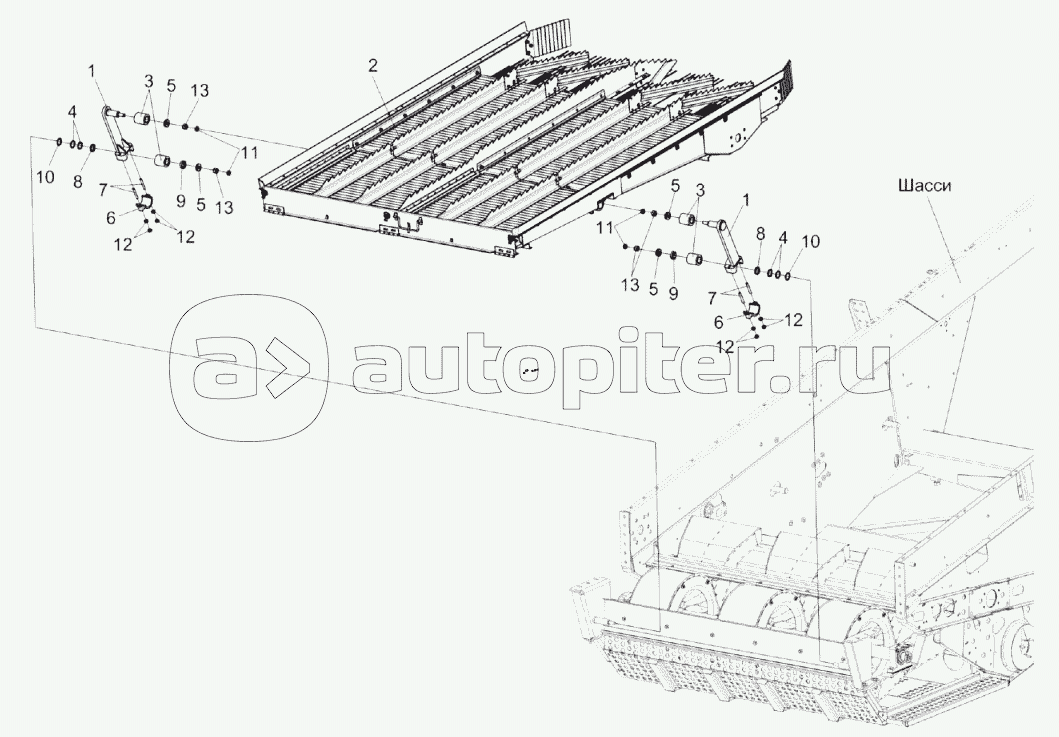 Очистка. Установка доски стрясной КЗК-14-0280000