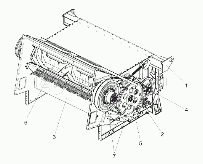 Аппарат молотильный КЗК-16-1-0102000 (лист 1)